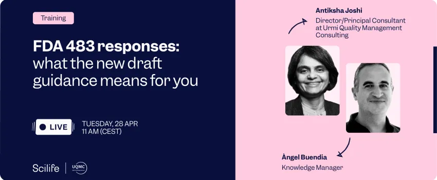 FDA 483 responses: what the new draft guidance means for you