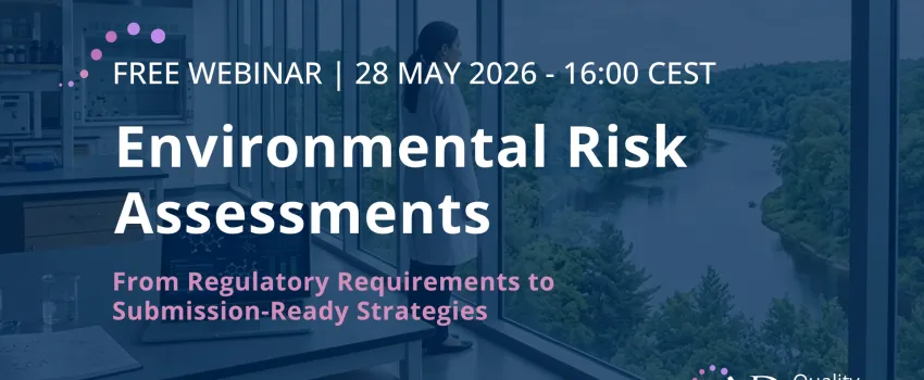 Webinar Environmental Risk Assessments -  QbD Group